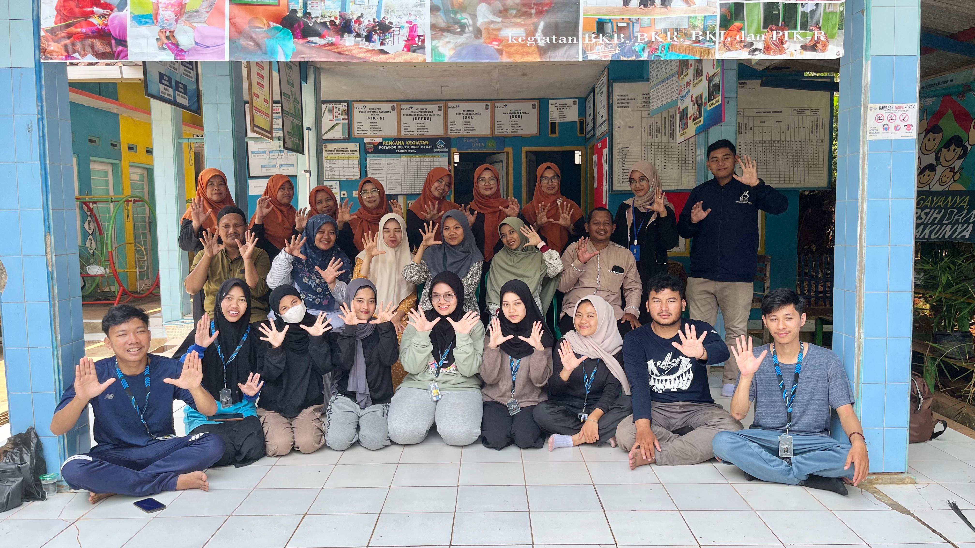Upaya Pemenuhan Kesehatan: Mahasiswa Penmas dan Dusun Nagrog Gelar Cek Kesehatan Gratis