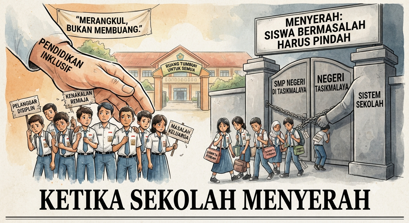 Ketika Sekolah Menyerah: Nasib Delapan Siswa SMP dan Wajah Pendidikan Inklusif di Tasikmalaya