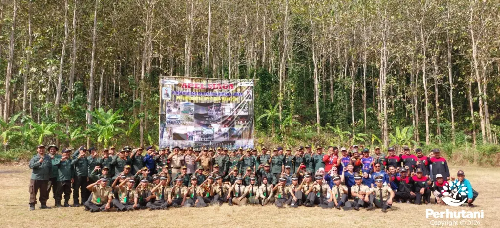 Menghadapi Kemarau Panjang, Perhutani KPH Ciamis Perkuat Kesiapsiagaan Karhutla