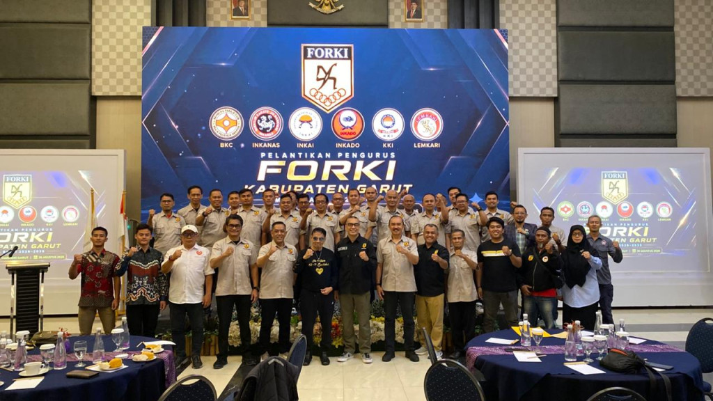 Pengurus FORKI Garut 2026-2030 Dilantik, Bidik Prestasi Porprov