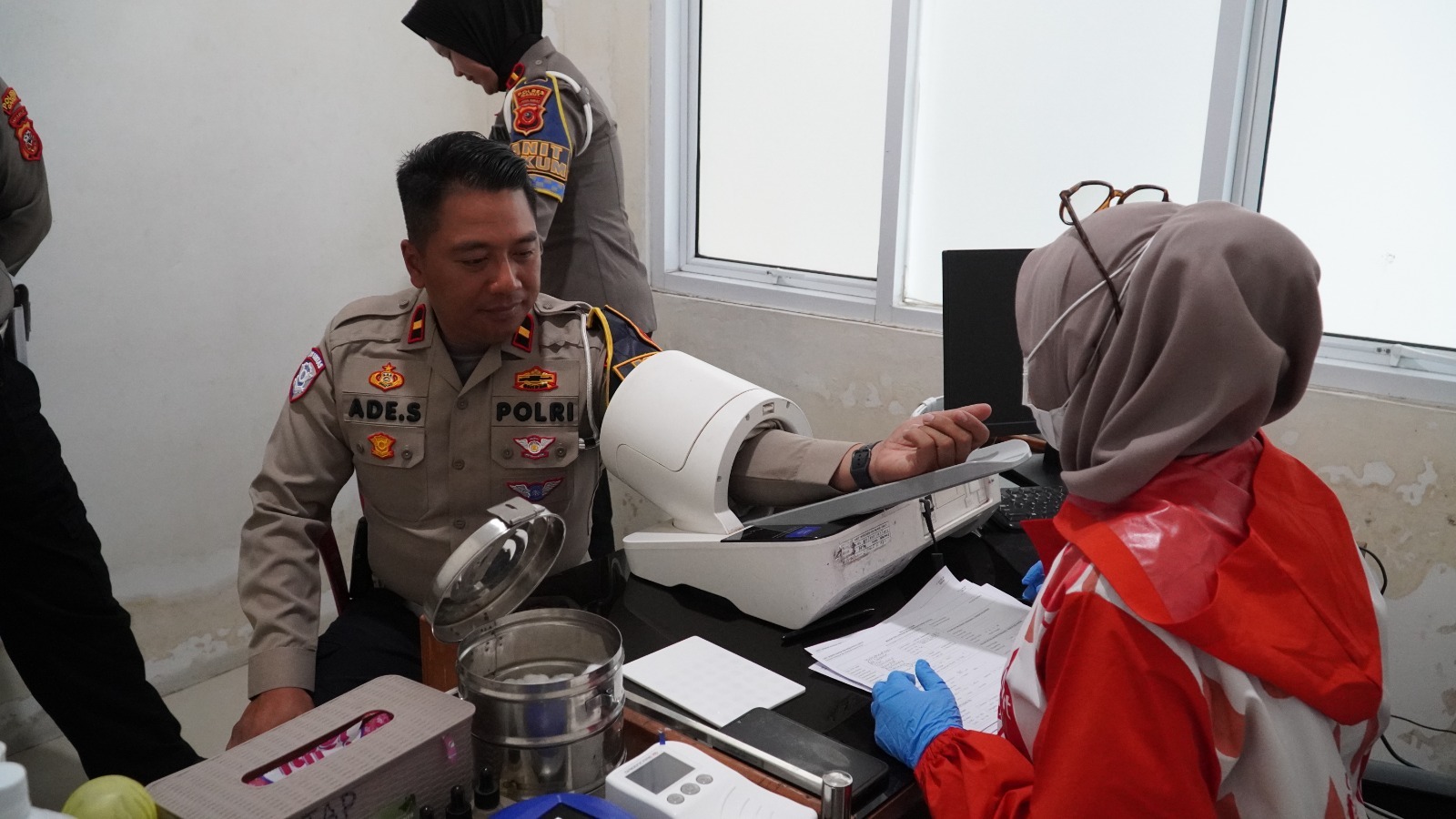 HUT Lantas ke-71, Polres Garut Gelar Donor Darah
