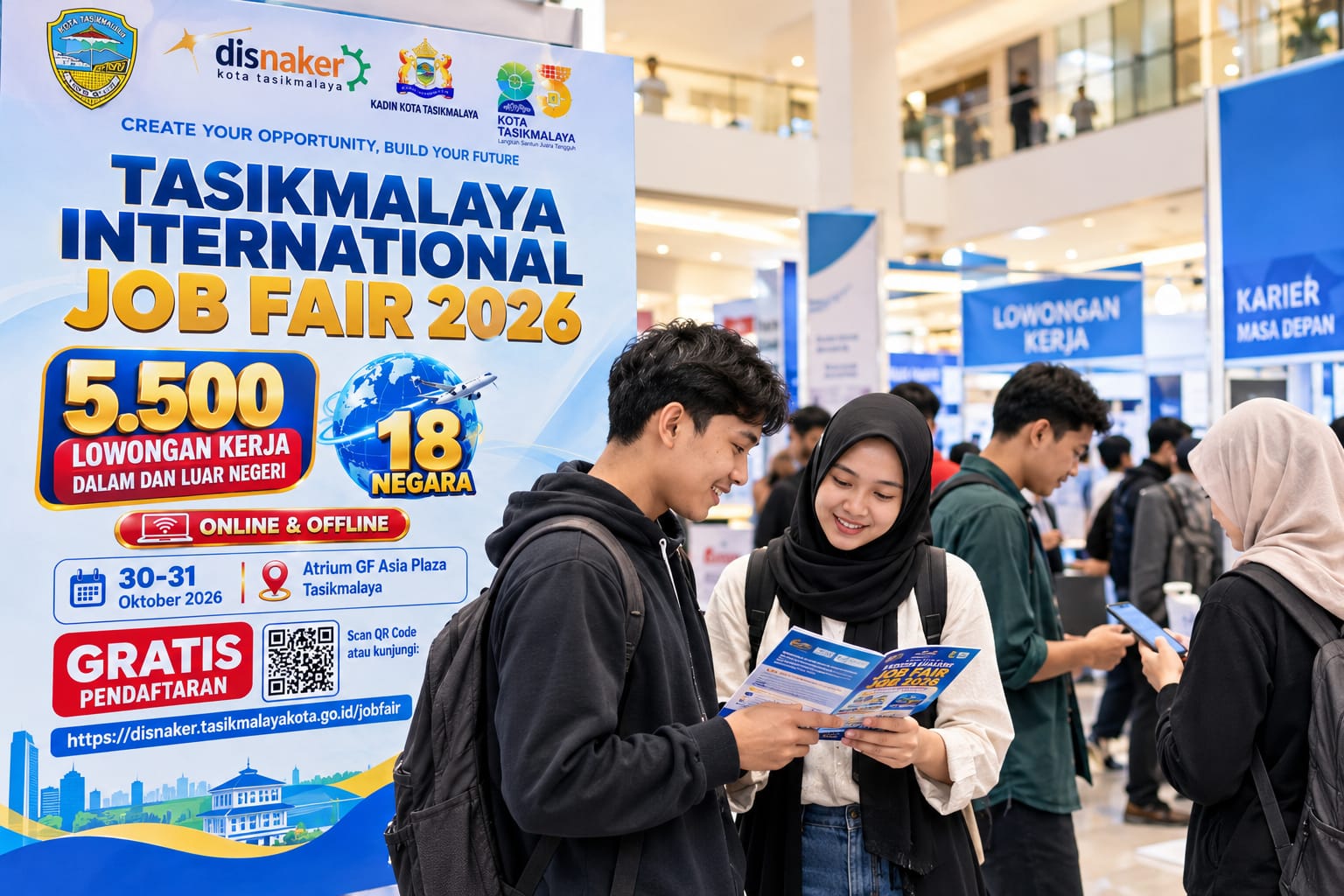 Tasikmalaya International Job Fair 2026 Buka 5.500 Lowongan Kerja, Daftar Gratis