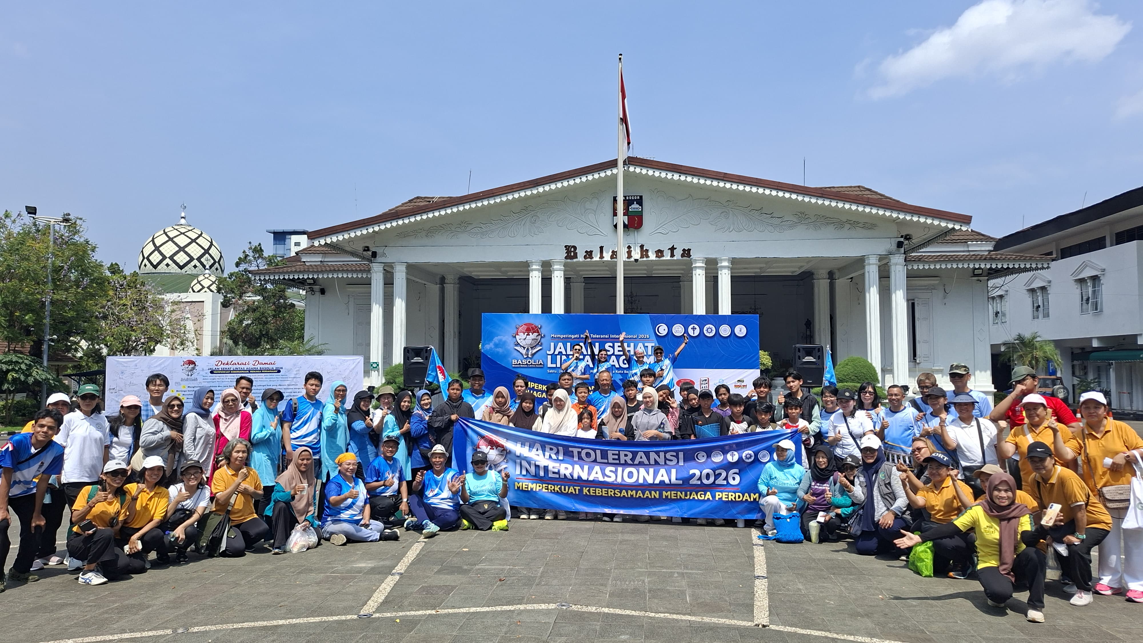 BASOLIA Gelar Jalan Sehat Lintas Agama, Deklarasikan Komitmen Menjaga Perdamaian