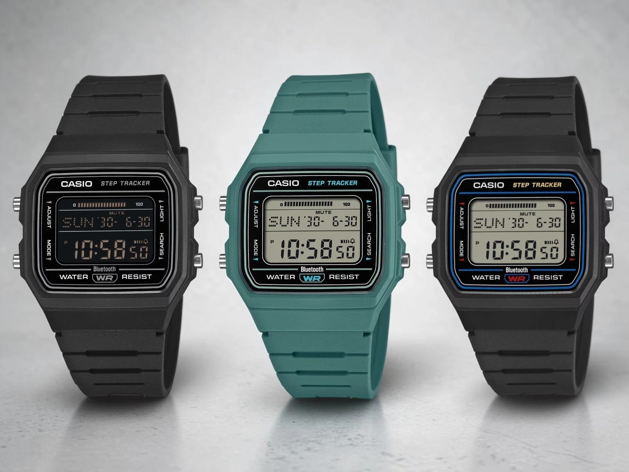 Casio Adds Bluetooth and Step Tracking to Its Classic F-91W-Inspired Watch