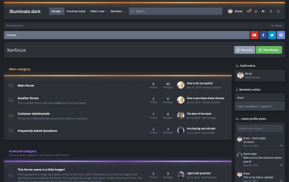 Browse XenForo Themes - XenFocus