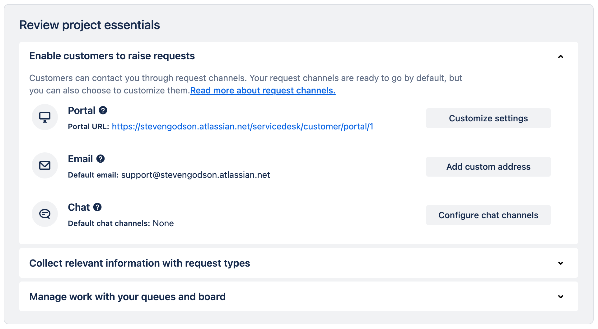 Engagement channels