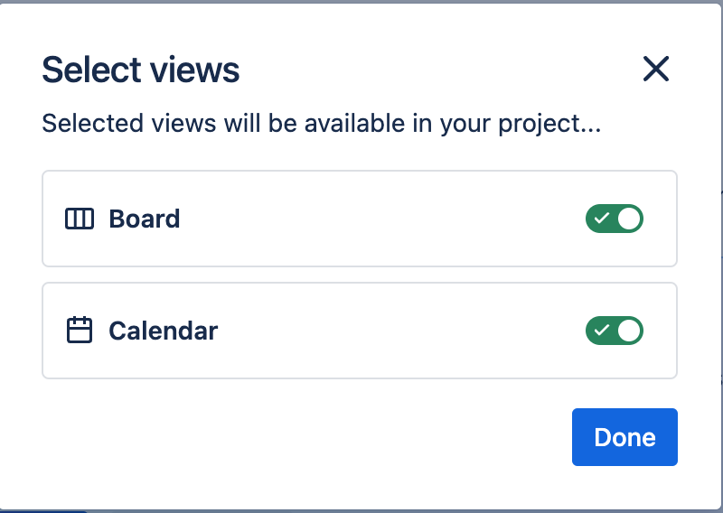 Select views