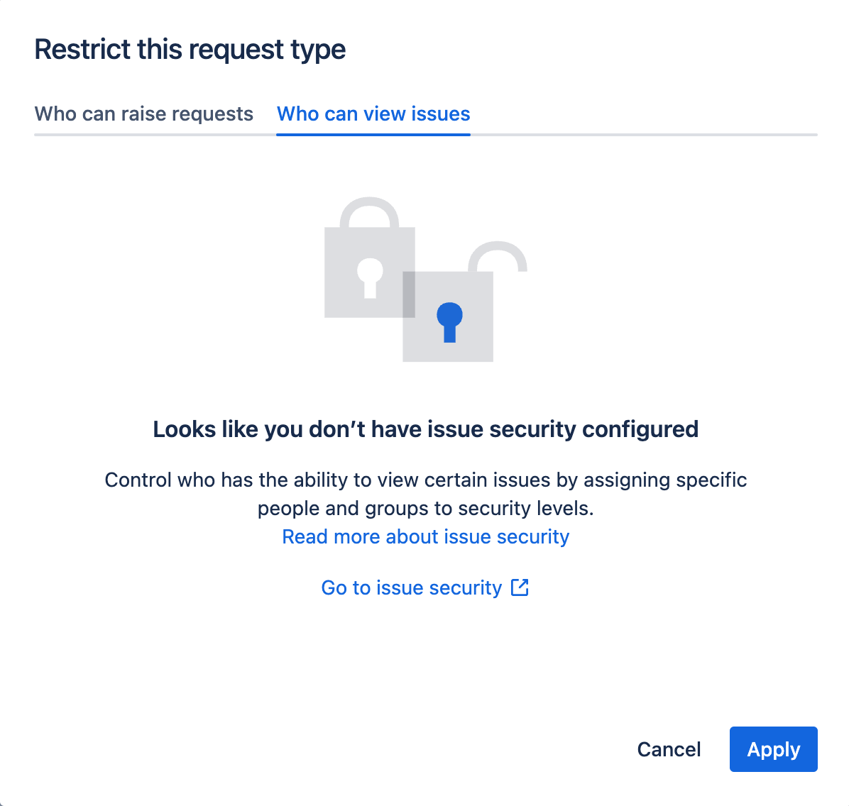 Issue visibility