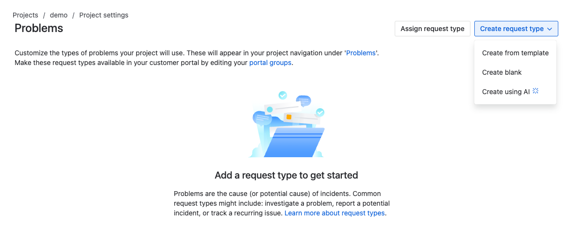 Problem request types