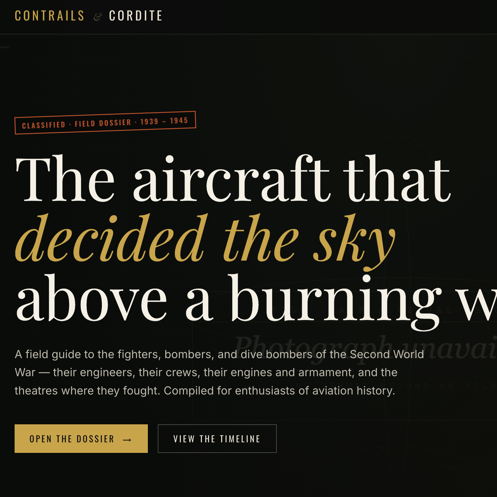 Building: Contrails & Cordite