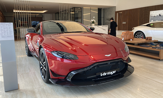 Một mẫu Vantage nhập khẩu Anh quốc ở đại lý Aston Martin TP HCM. Ảnh: Phạm Trung