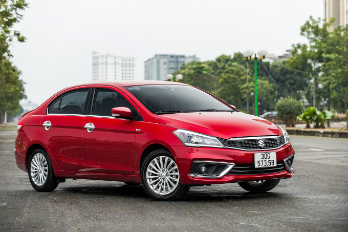 Ciaz phiên bản mới giới thiệu hồi tháng 9/2020. Ảnh: Suzuki