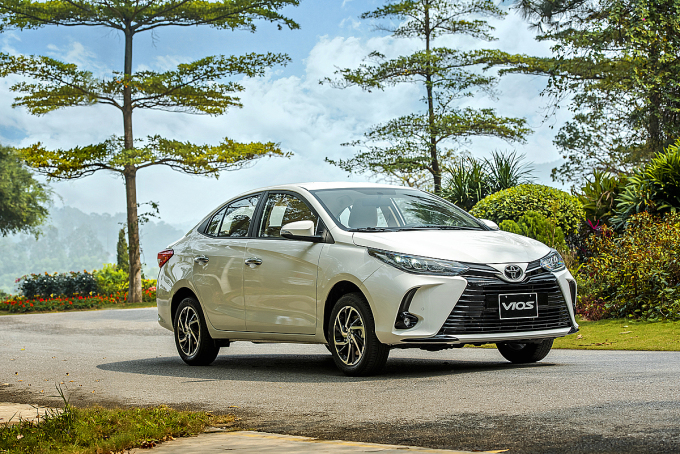 Toyota Vios 2021 lăn bánh tại Việt Nam. Ảnh: Toyota