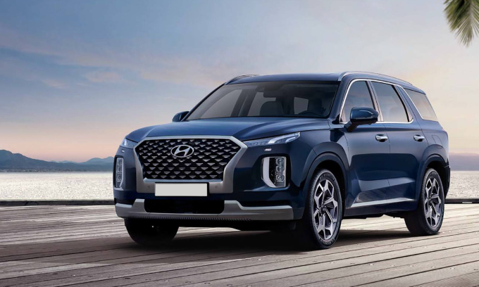Hyundai Palisade có tên trong Top Safety Pick+ của IIHS. Ảnh: Hyundai