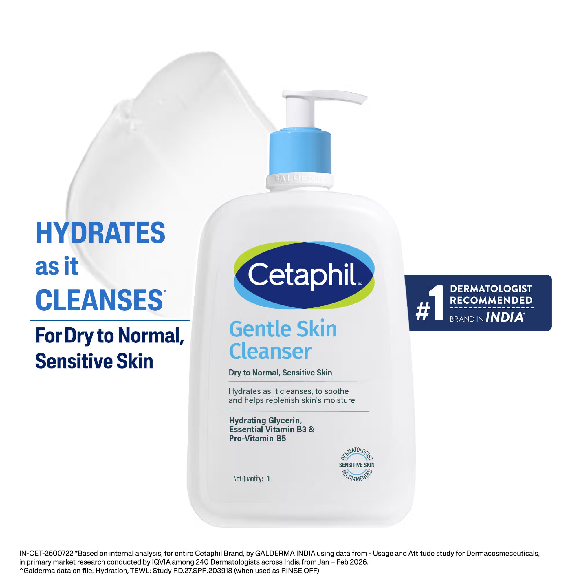 Cetaphil Gentle Skin Cleanser (Dry to Normal, Sensitive Skin)