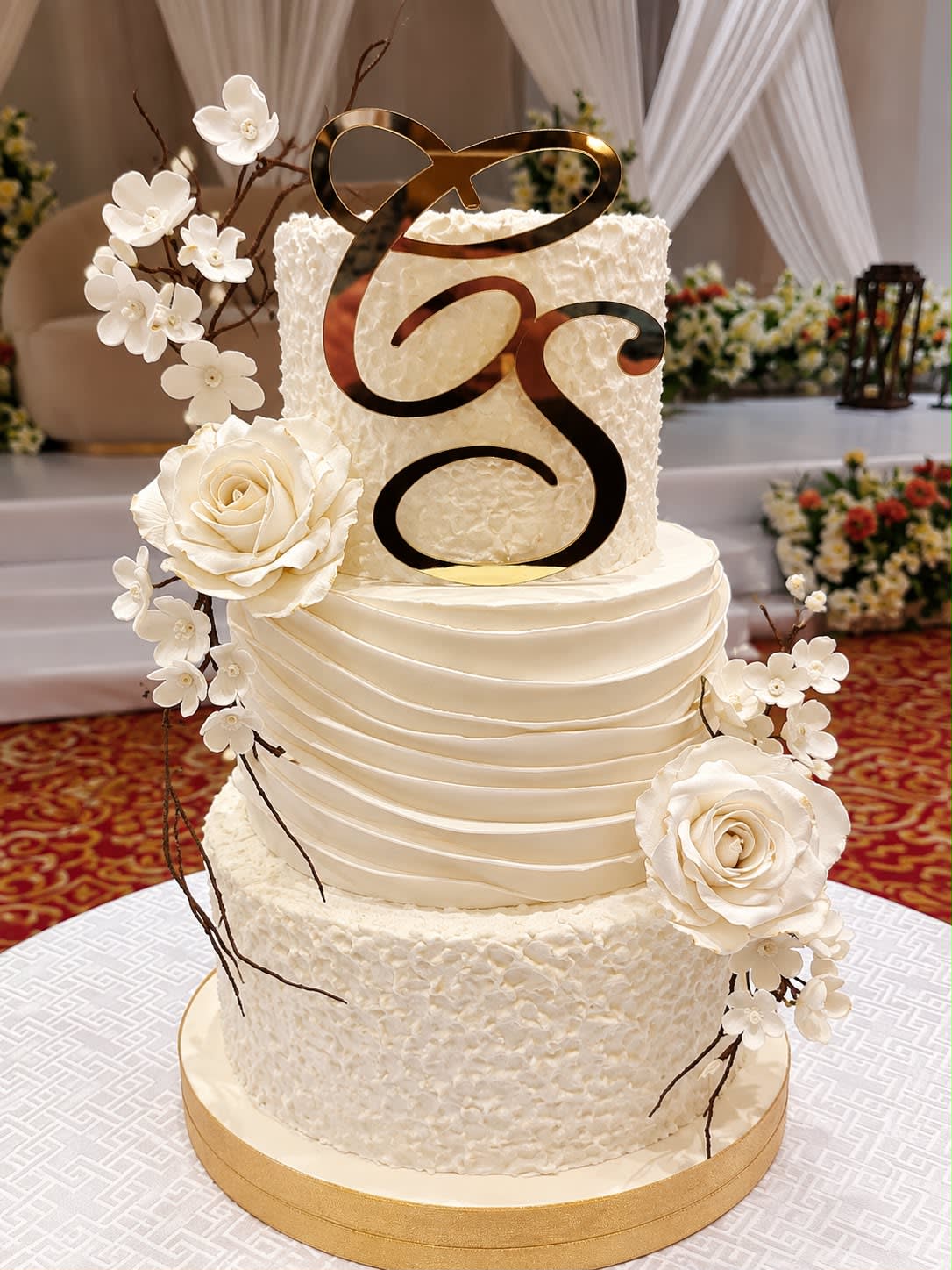 ThreeTierCake, Wedding Cake, CakeStructure