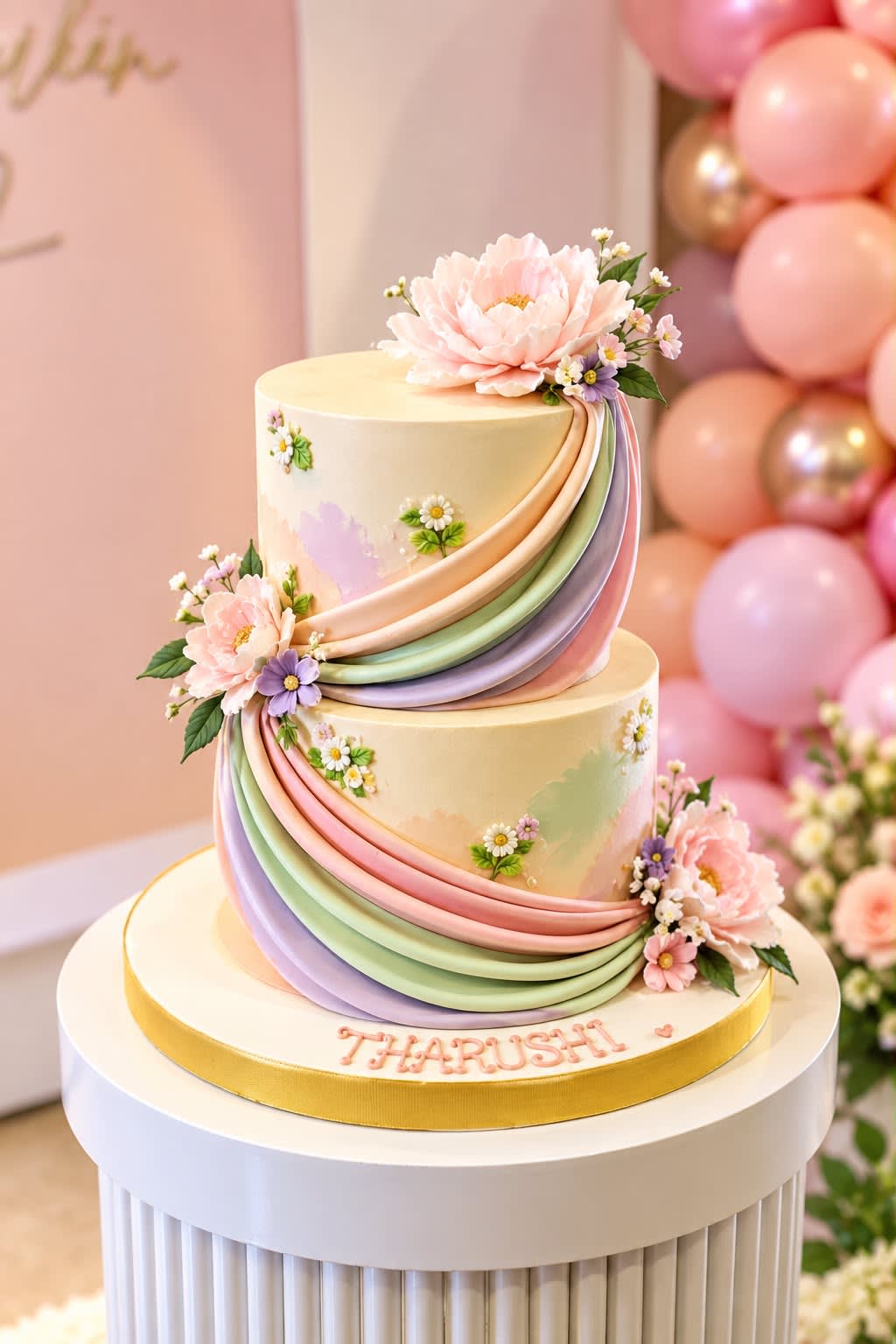 Wedding Cake, Single Tier Cake