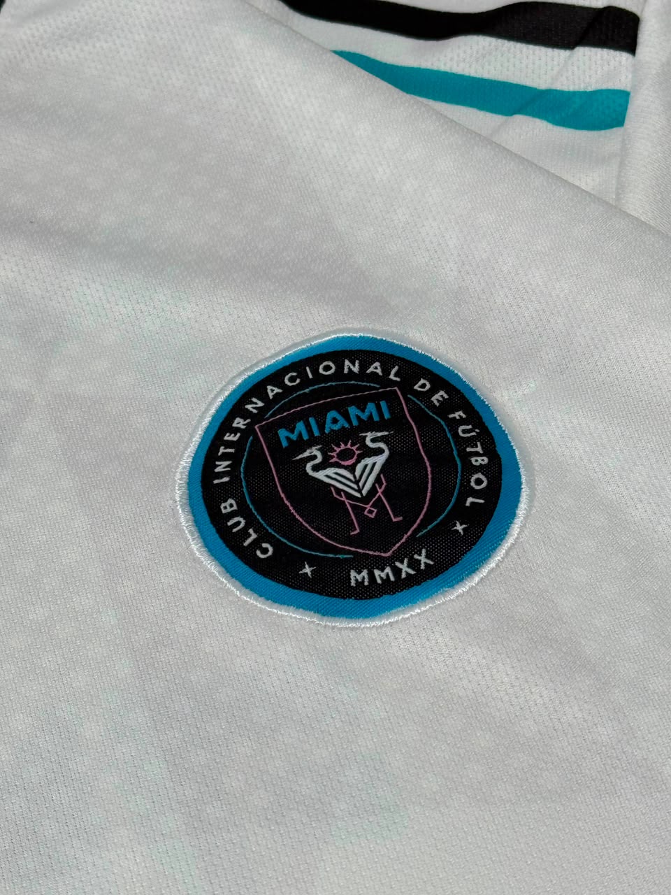 Inter Miami CF 24/25 Retro Third Kit (Aqua Blue & Orange Trefoil)