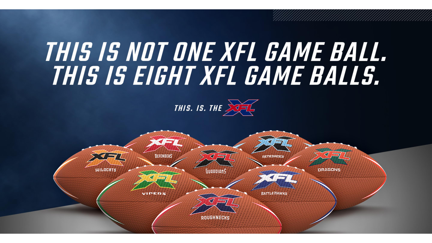Xfl S Official Football Arrives With 8 Custom Looks