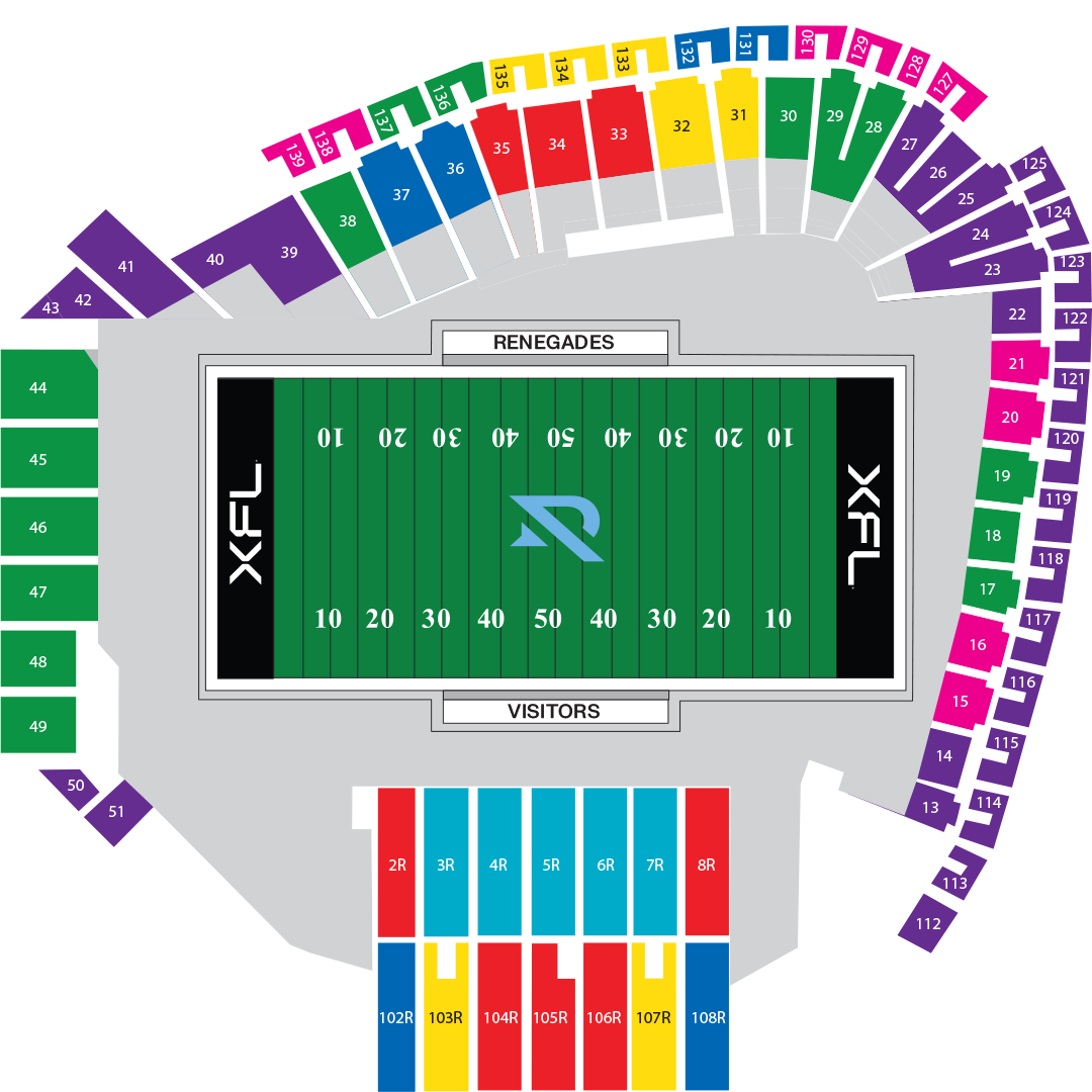 Arlington Seating Chart 