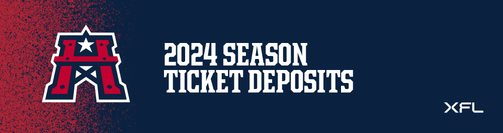 USFL on X: 2024 season ticket deposits for USFL host site in