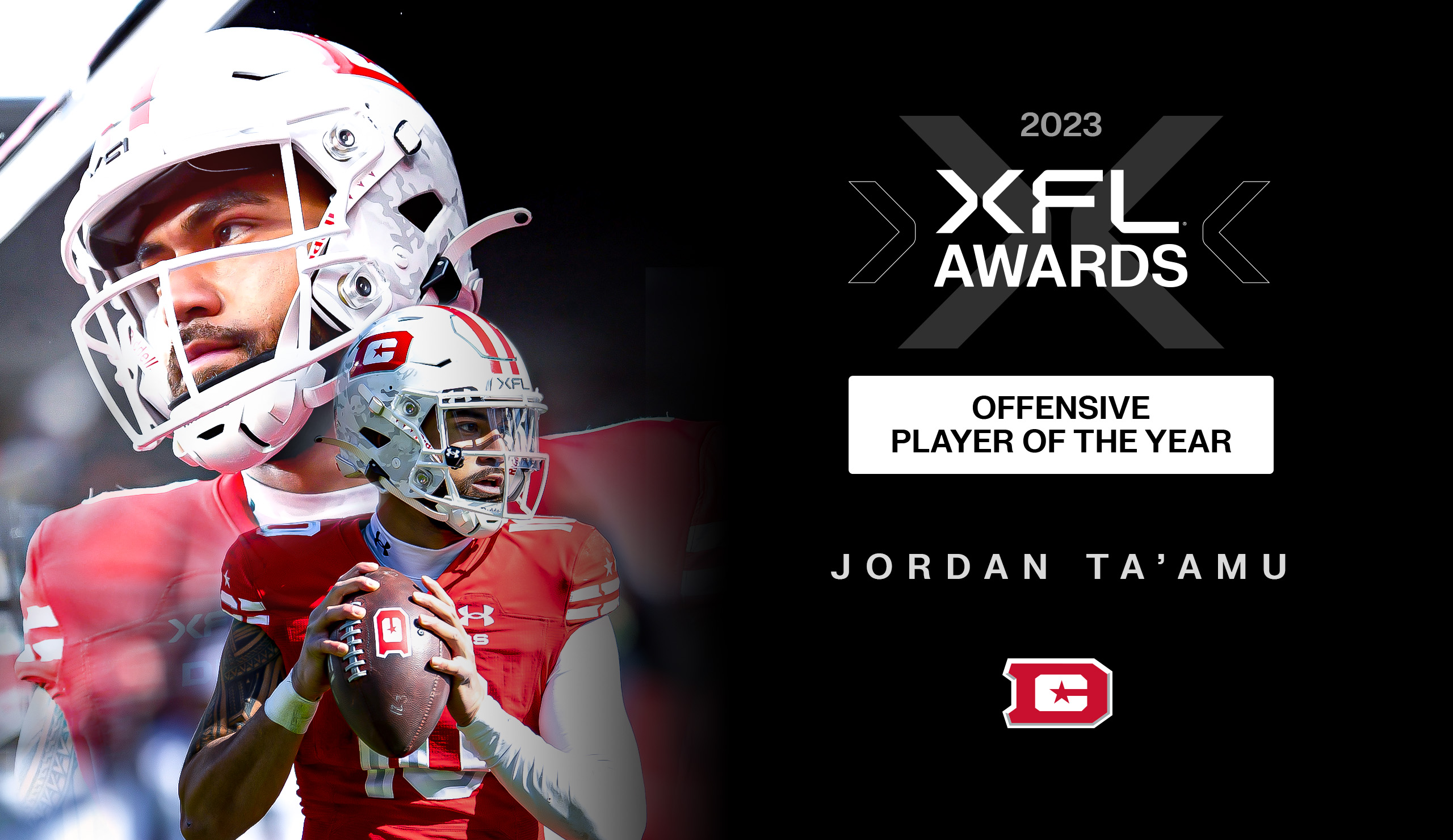 Ta'amu Named 2023 XFL Offensive Player of the Year