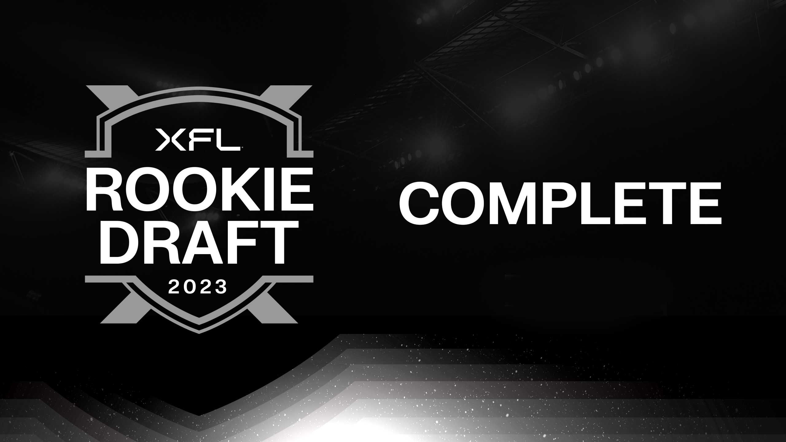 XFL Completes Rookie Draft