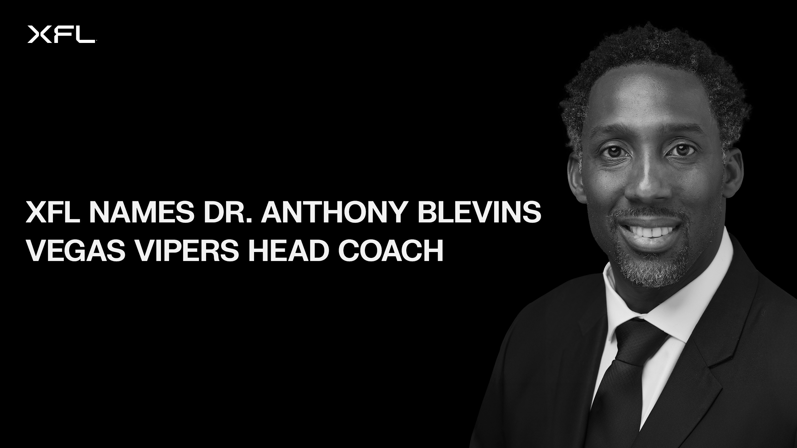 XFL Names Dr. Anthony Blevins Vegas Vipers Head Coach