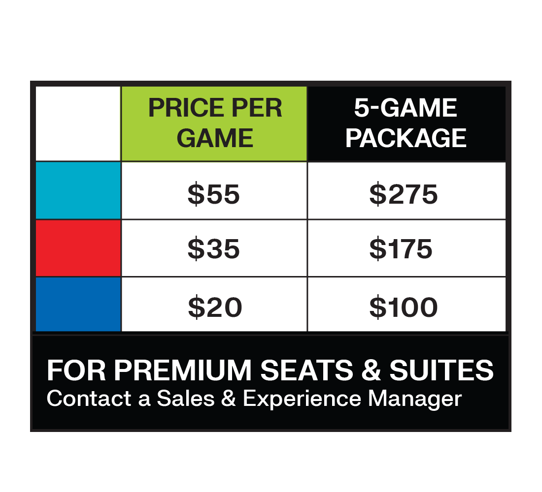 Season Ticket Pricing