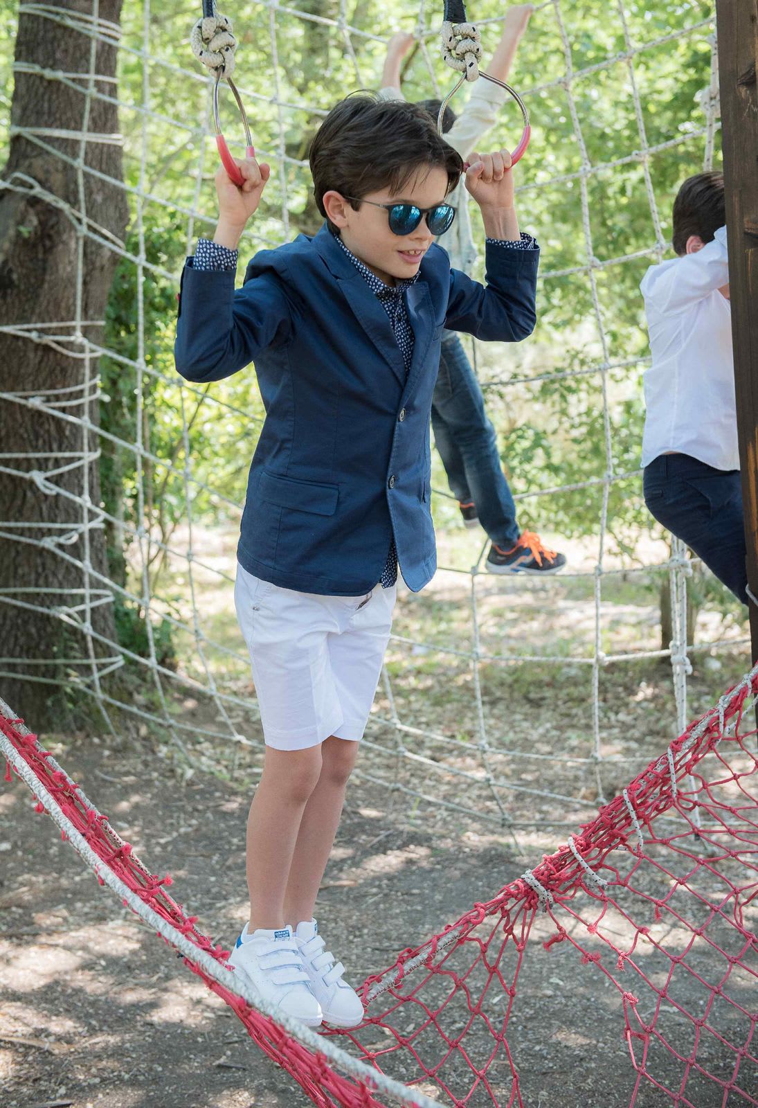 E Nicolo ha festeggiato al nostro agriturismo la sua prima Comunione.