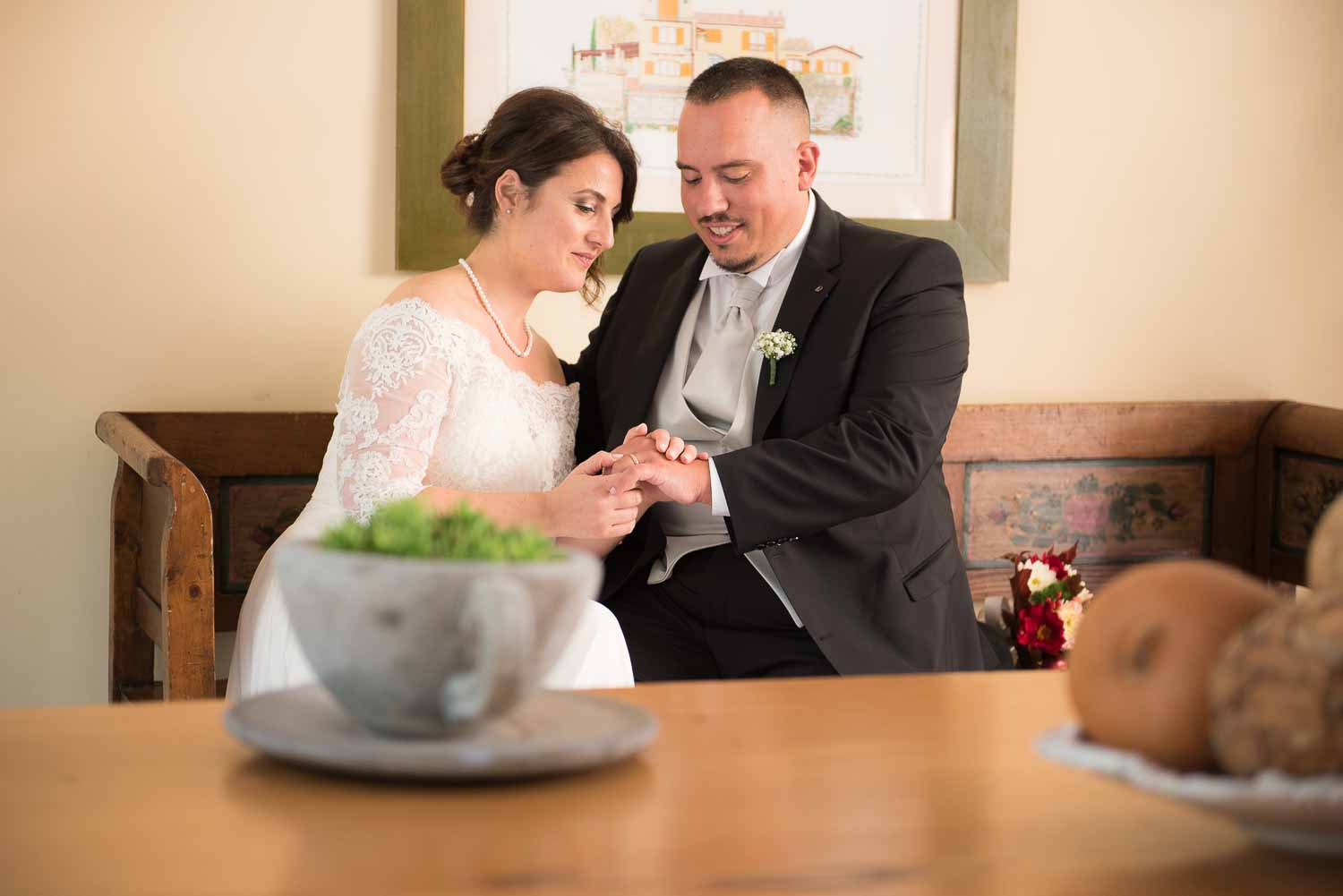 Claudia e Dario e il loro matrimonio autunnale qui da noi