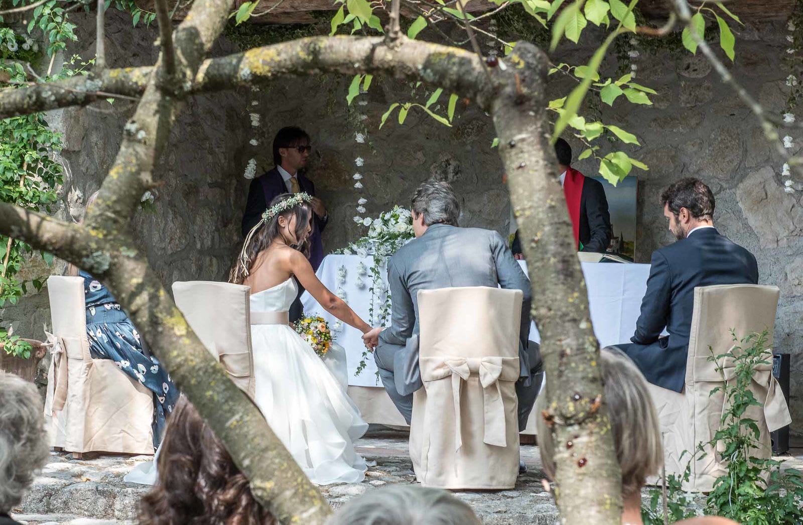 Alessandro e Carlotta nel nostro agriturismo per il loro matrimonio