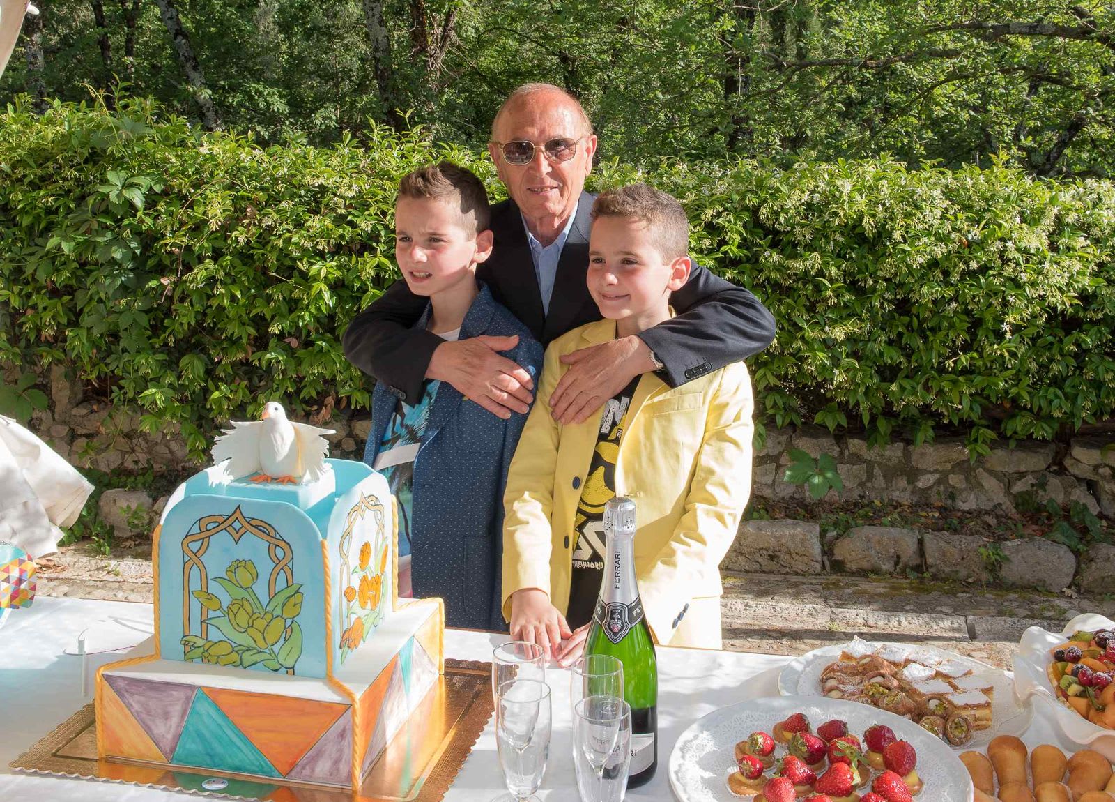 Francesco e Giuseppe e la loro comunione nel nostro agriturismo