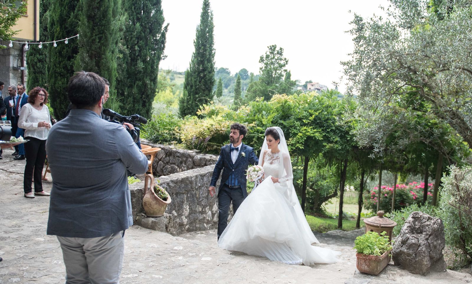 Per il loro matrimonio Fabiana e Carmine hanno scelto il nostro Agriturismo qui a Melizzano