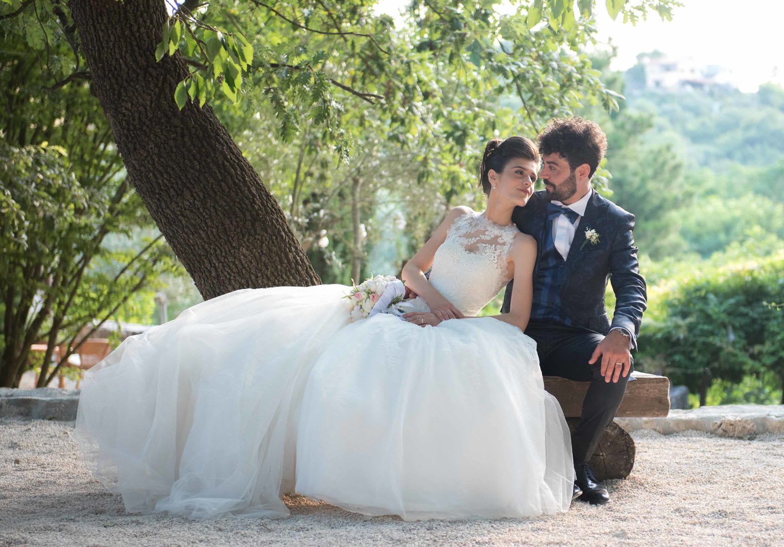 Per il loro matrimonio Fabiana e Carmine hanno scelto il nostro Agriturismo qui a Melizzano