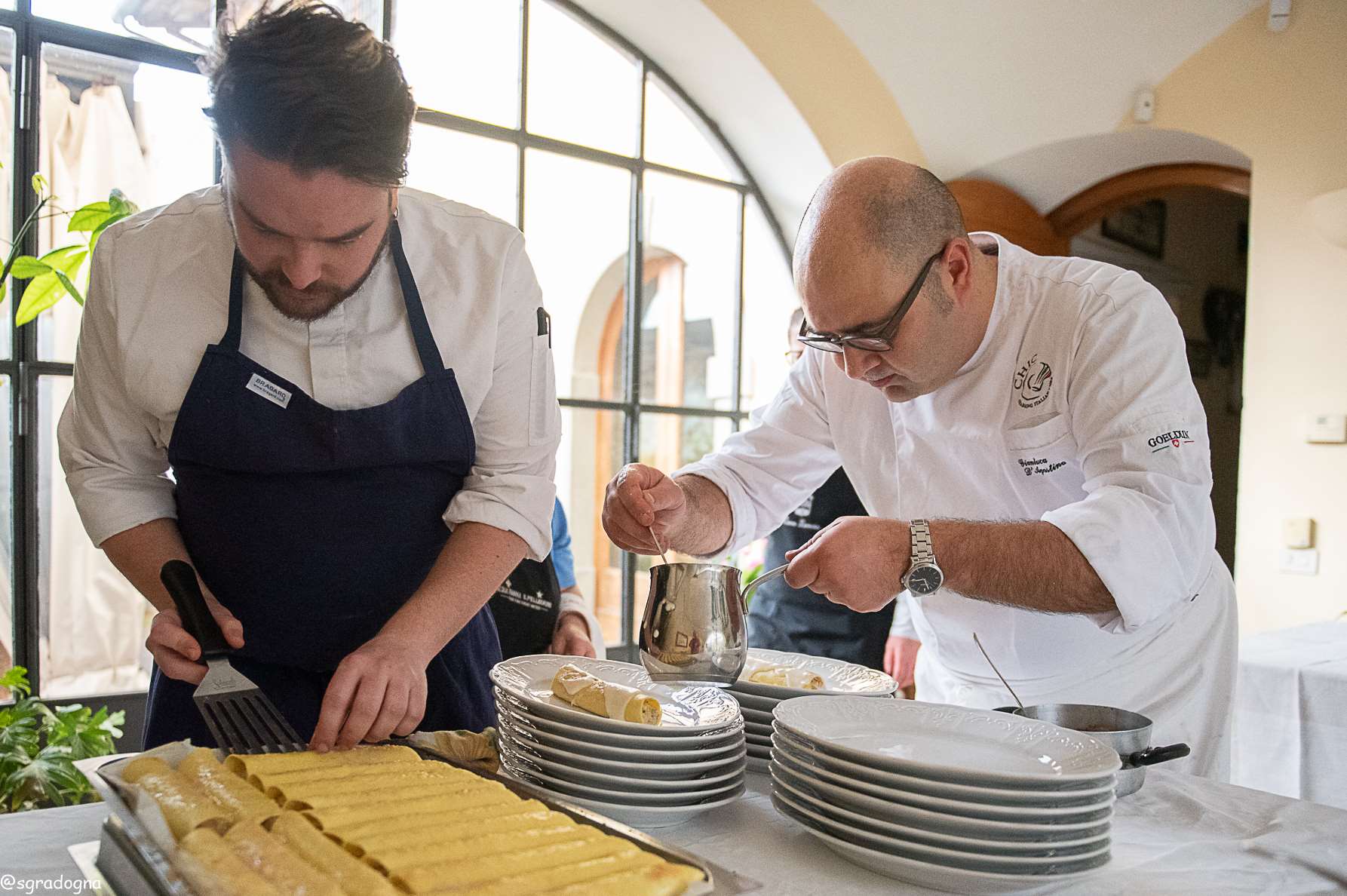 Gianluca D’Agostino, stellato napoletano, ai nostri fornelli per una degustazione