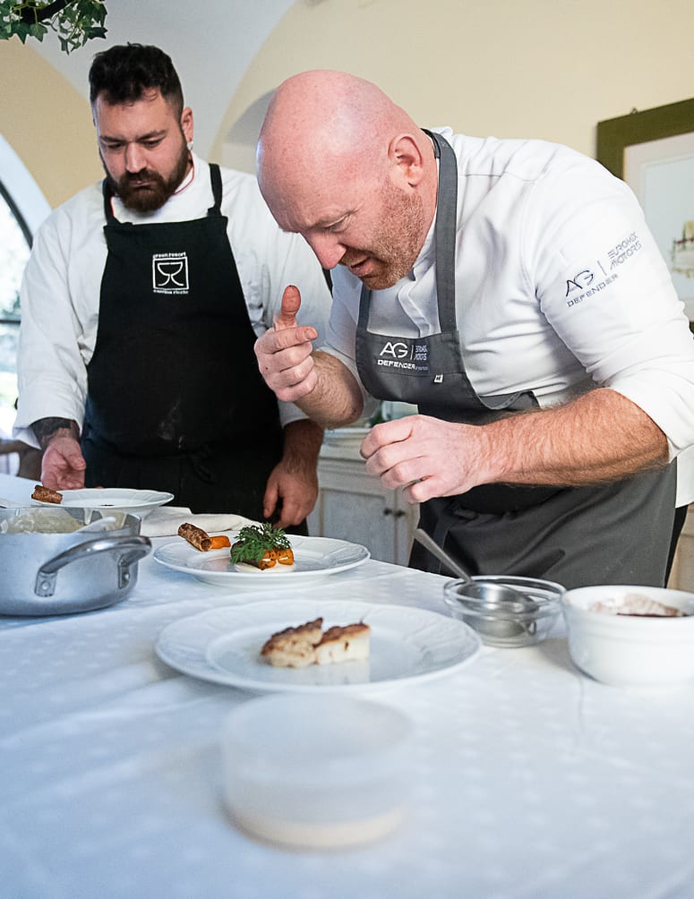 Lo stellato trentino Alfio Ghezzi per un sabato ai nostri fornelli.