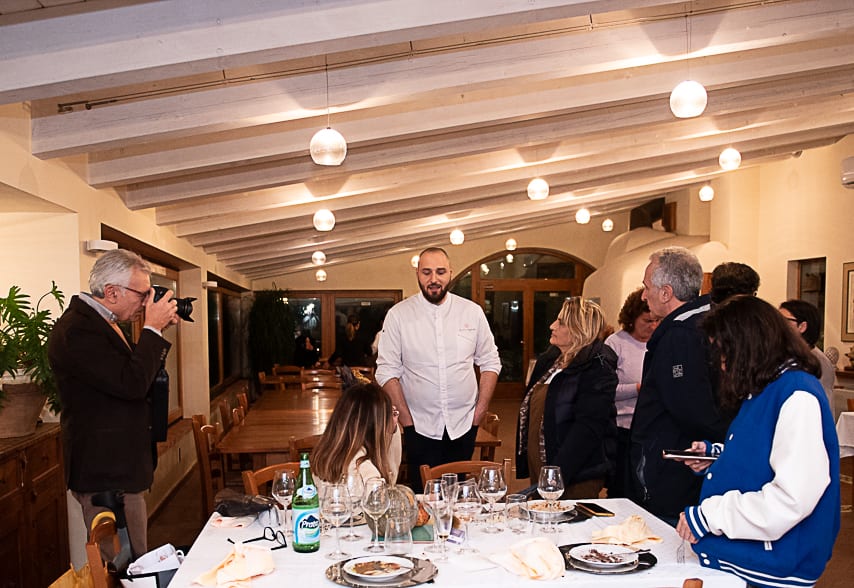 Chef Stellati ai fornelli di Casa Lerario. Marco Caputi del Maeba