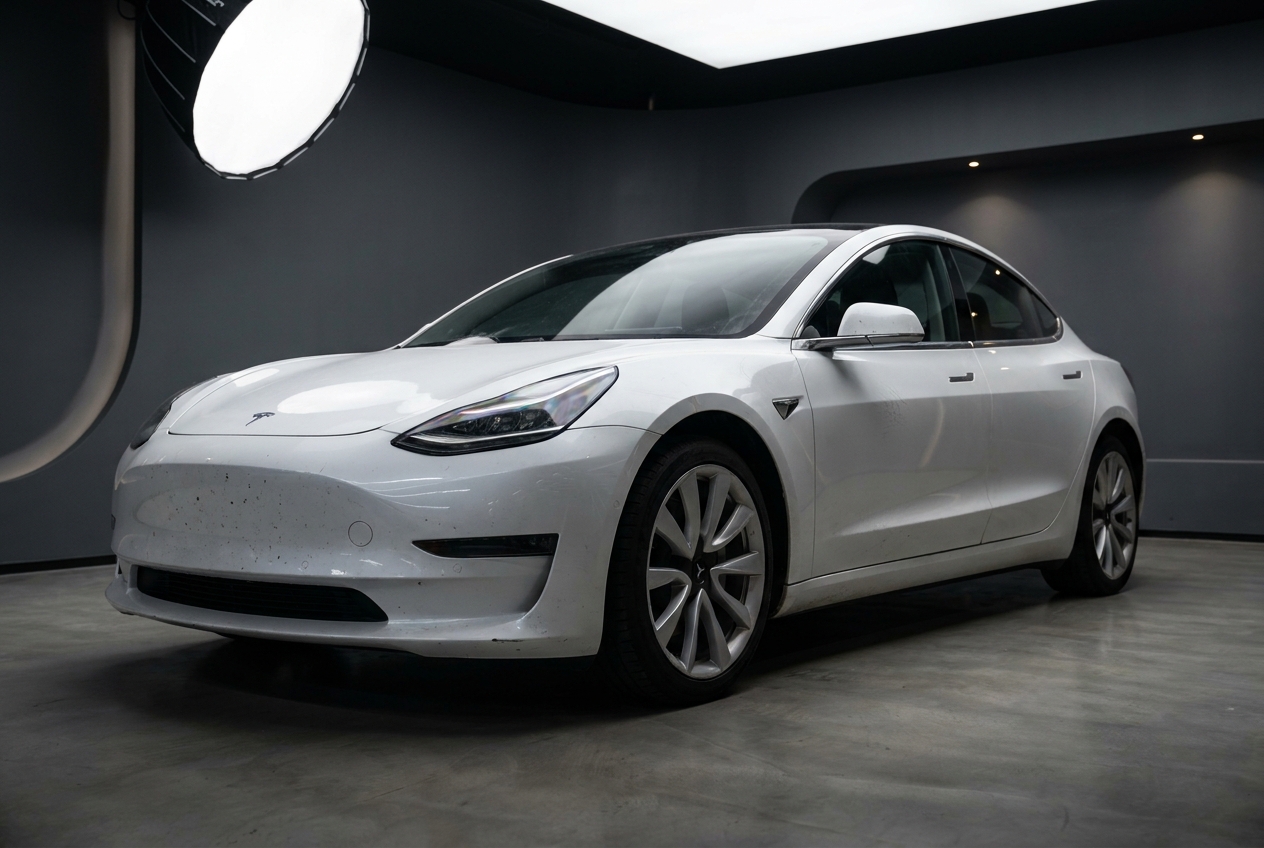Tesla Model 3 - PPF Before & After - Before