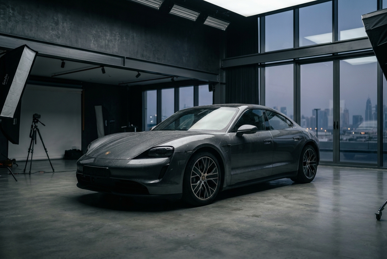 Porsche Taycan - Ceramic Coating - Before