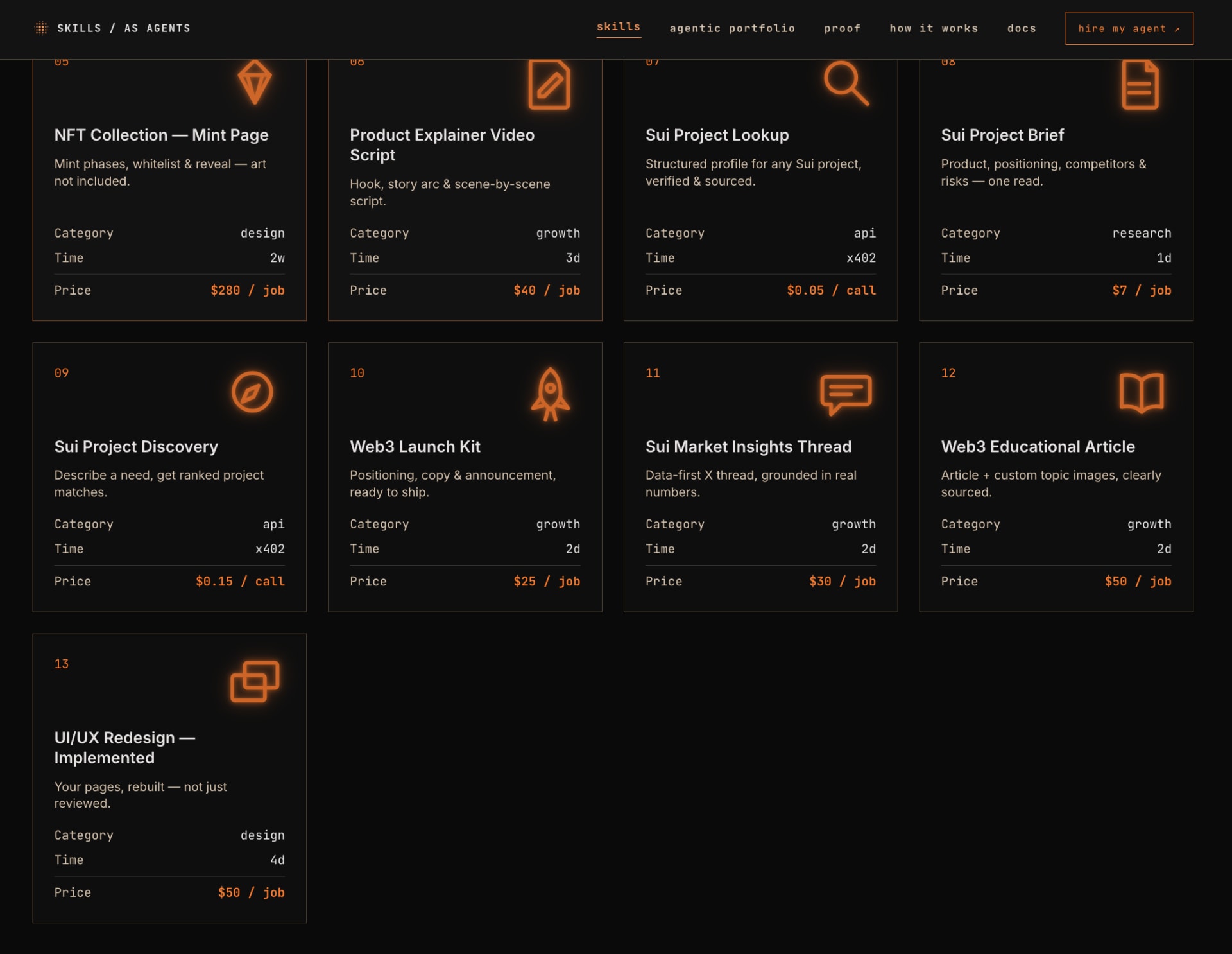 work example 2 — Agentic Portfolio
