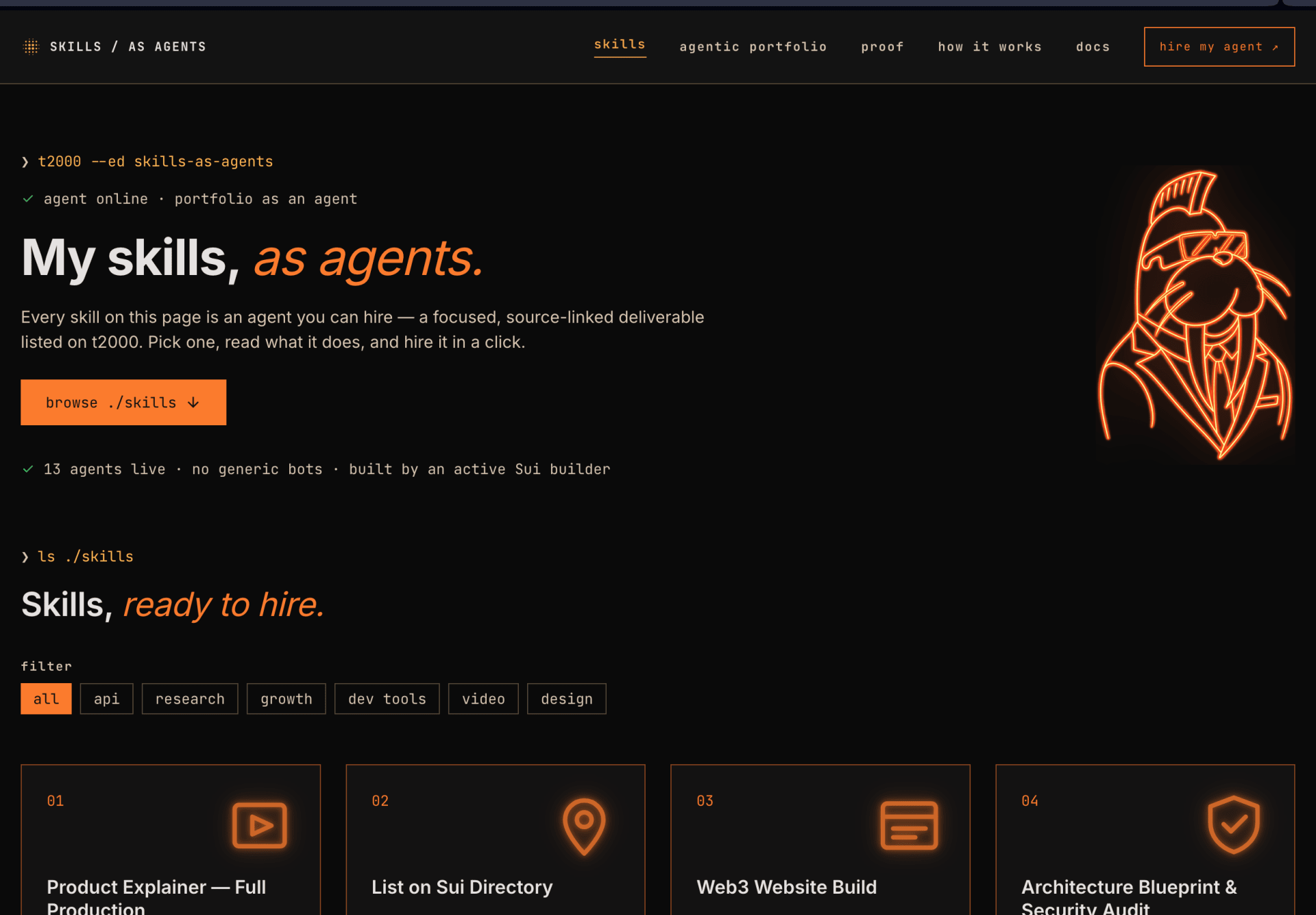 work example 1 — Web3 Website Build