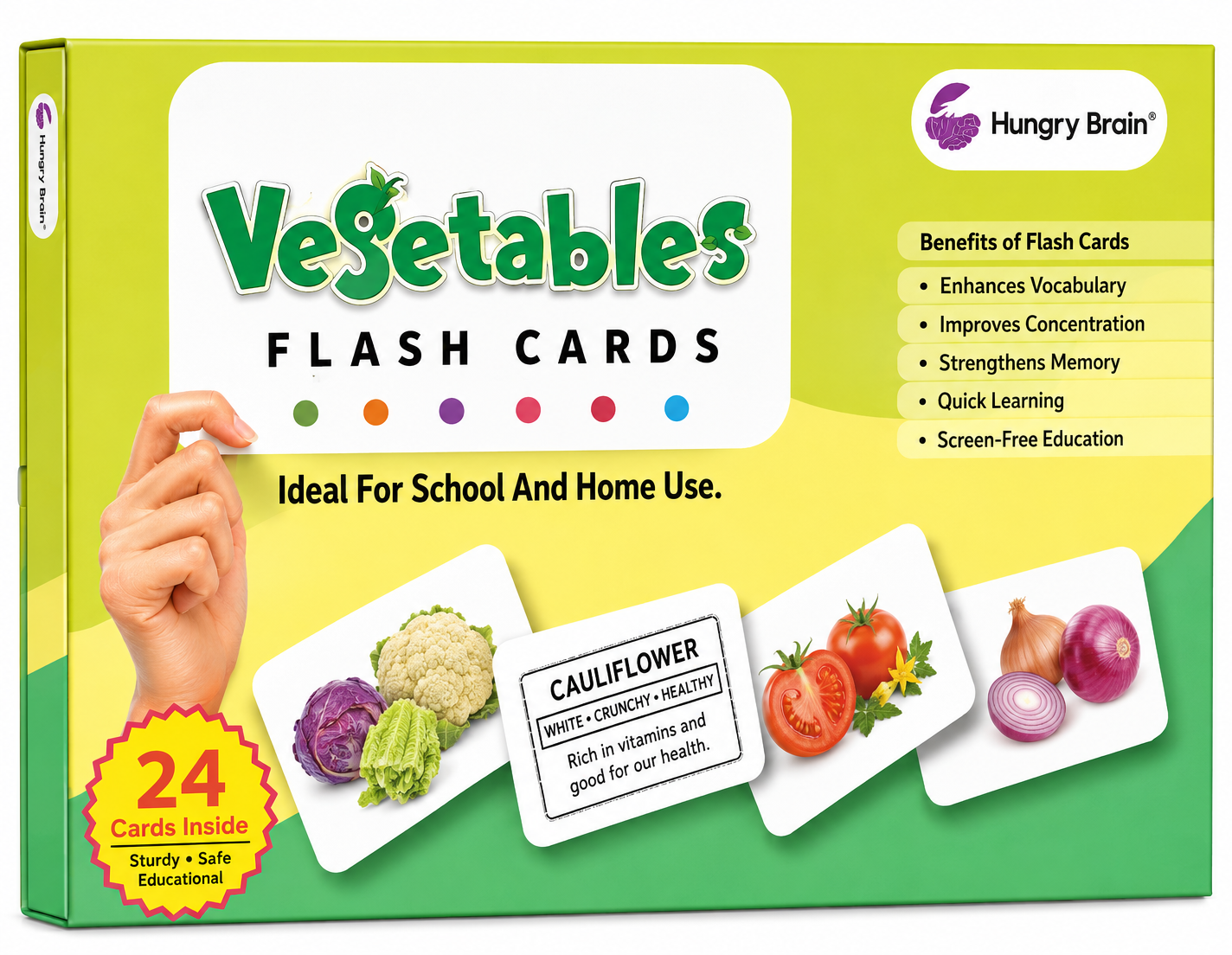Vegetables Flash Card