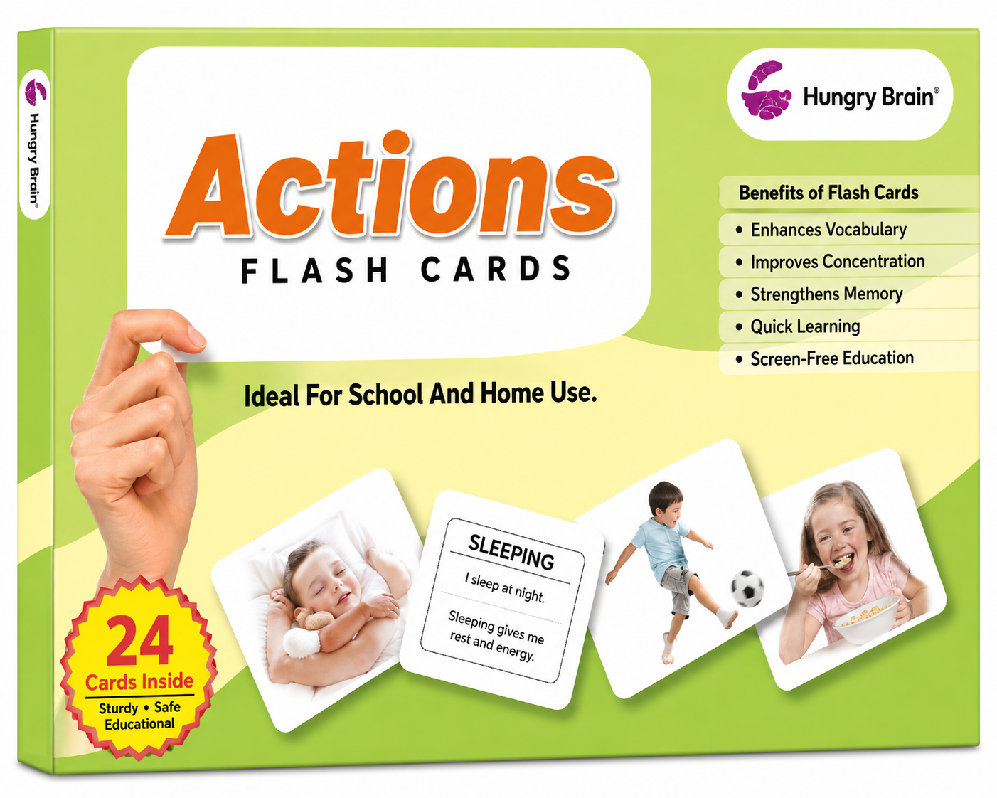 Actions Flash Card