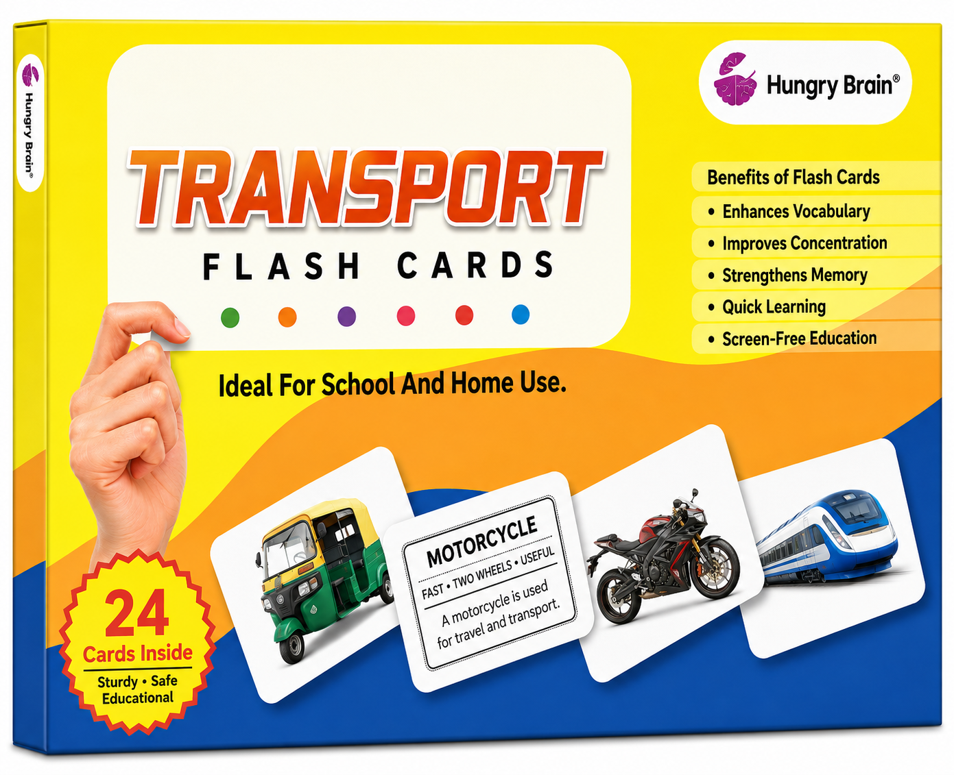 Transports Flash Card