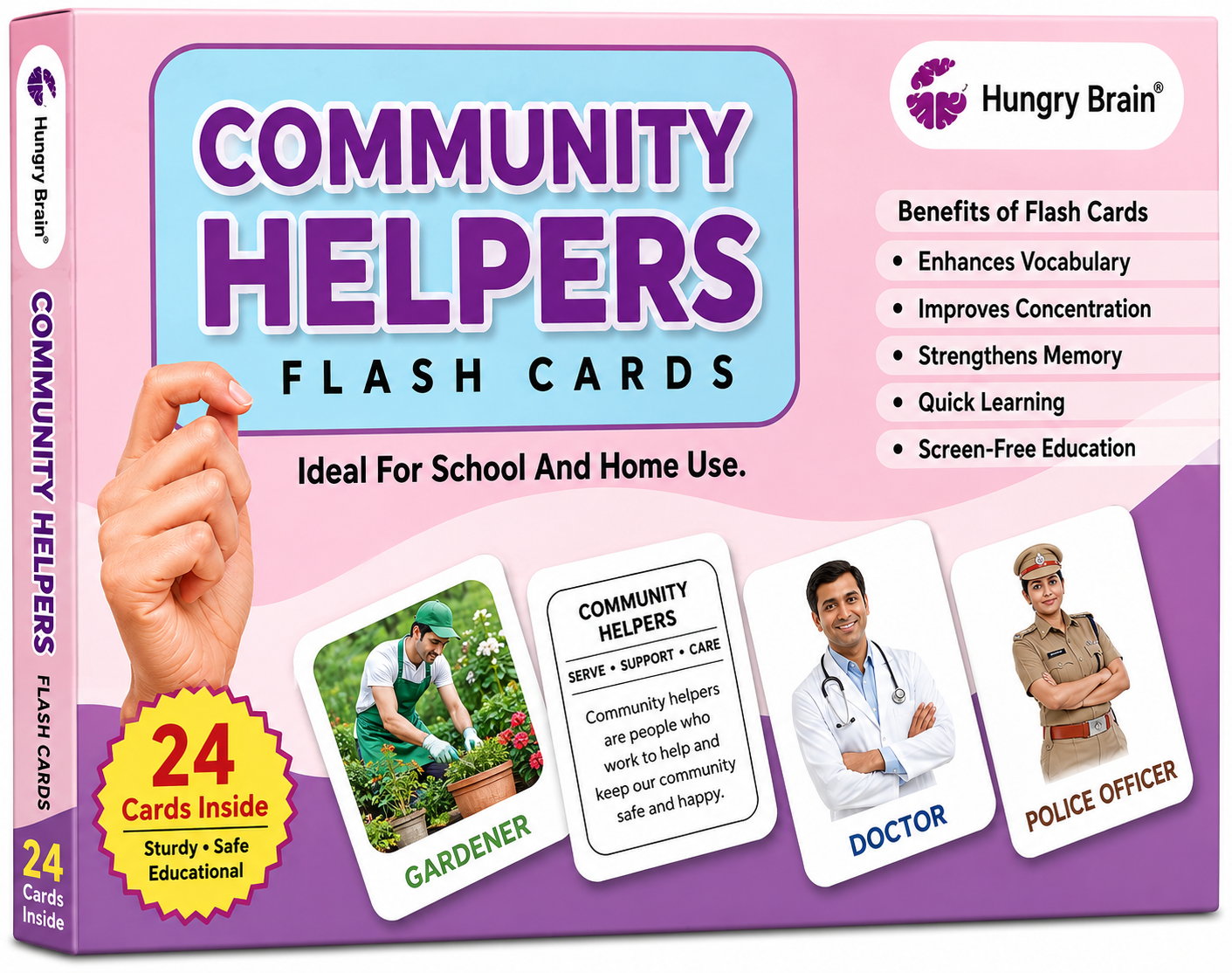 Community Helpers Flash Card