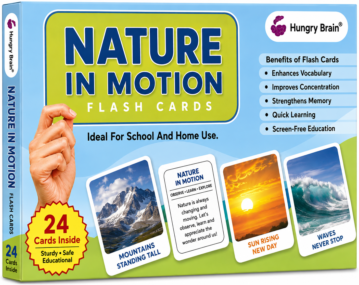 Nature in Motion Flash Card