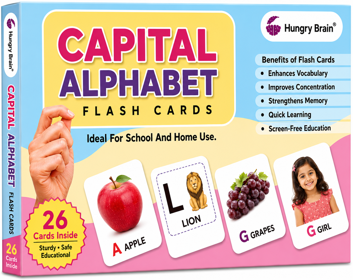 Capital Alphabet Flash Card