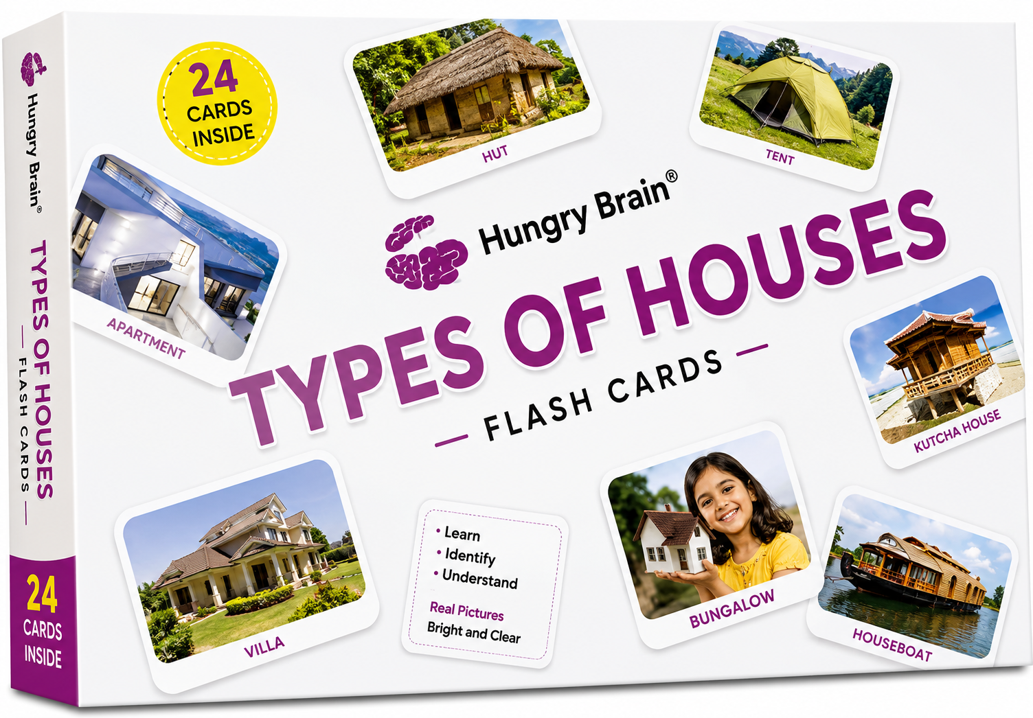 Types of Houses Flash Card