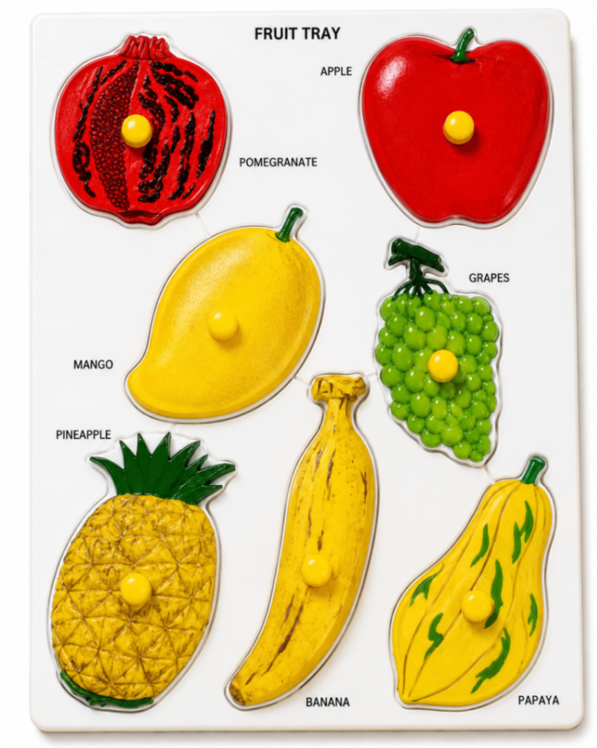 Fruit Tray with Knob